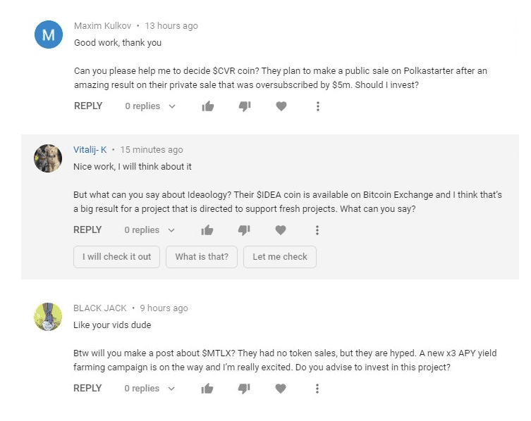 Cryptocurrency pump and dump promoted