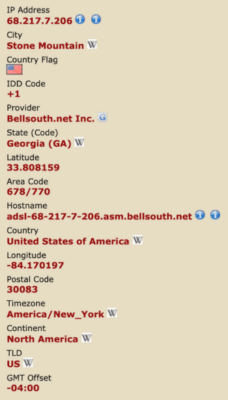 What do IP addresses tell you